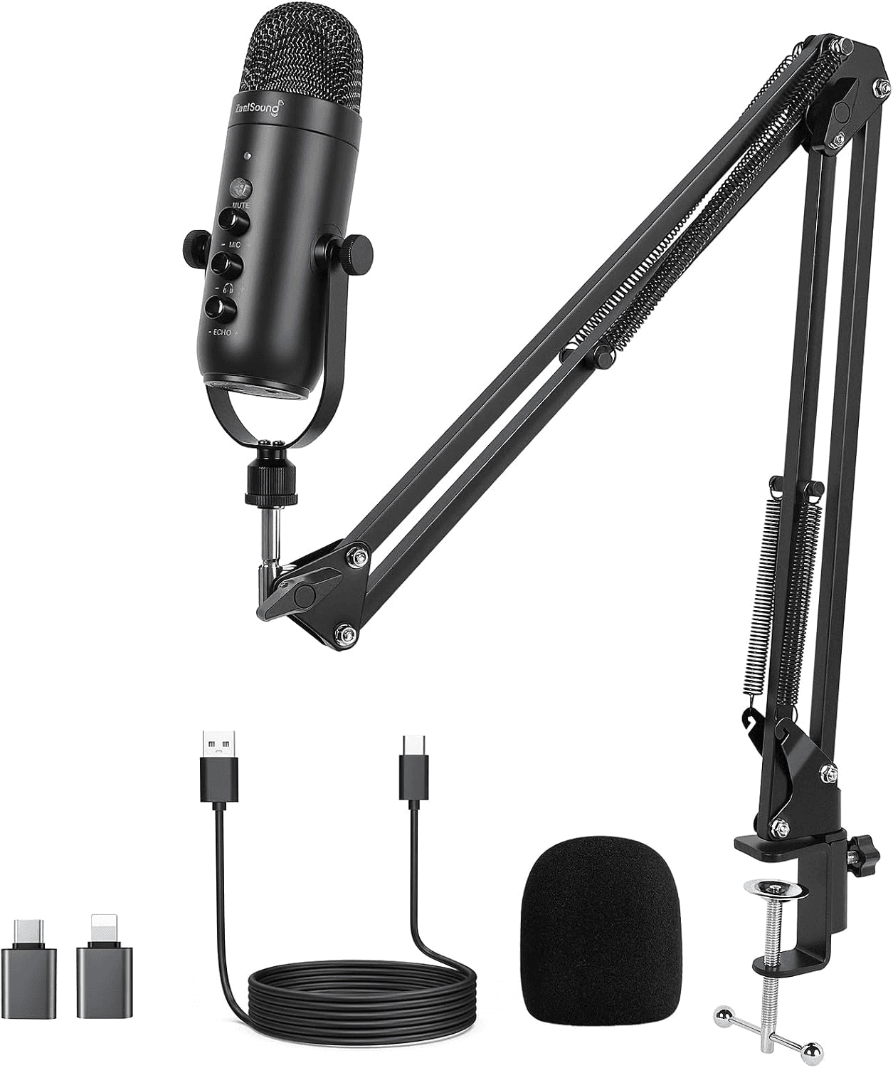 Kit Podcast et Streaming – Microphone à Condensateur