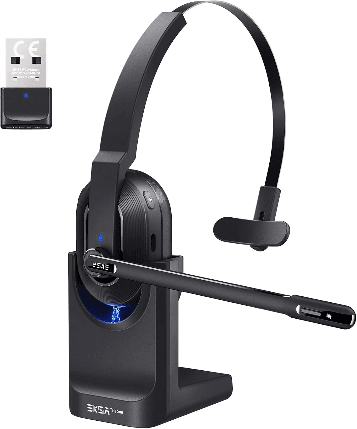 Casque Bluetooth EKSA H5 avec Micro Anti-Bruit ENC et Dongle USB
