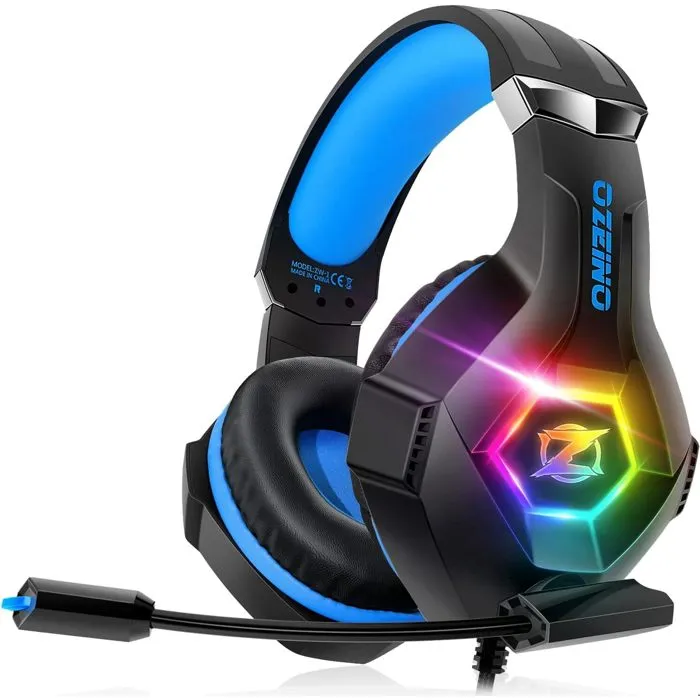 Casque Gaming pour Ps5 PC Ps4, Casque Gamer